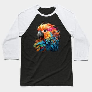 Parakeet Rainbow Baseball T-Shirt